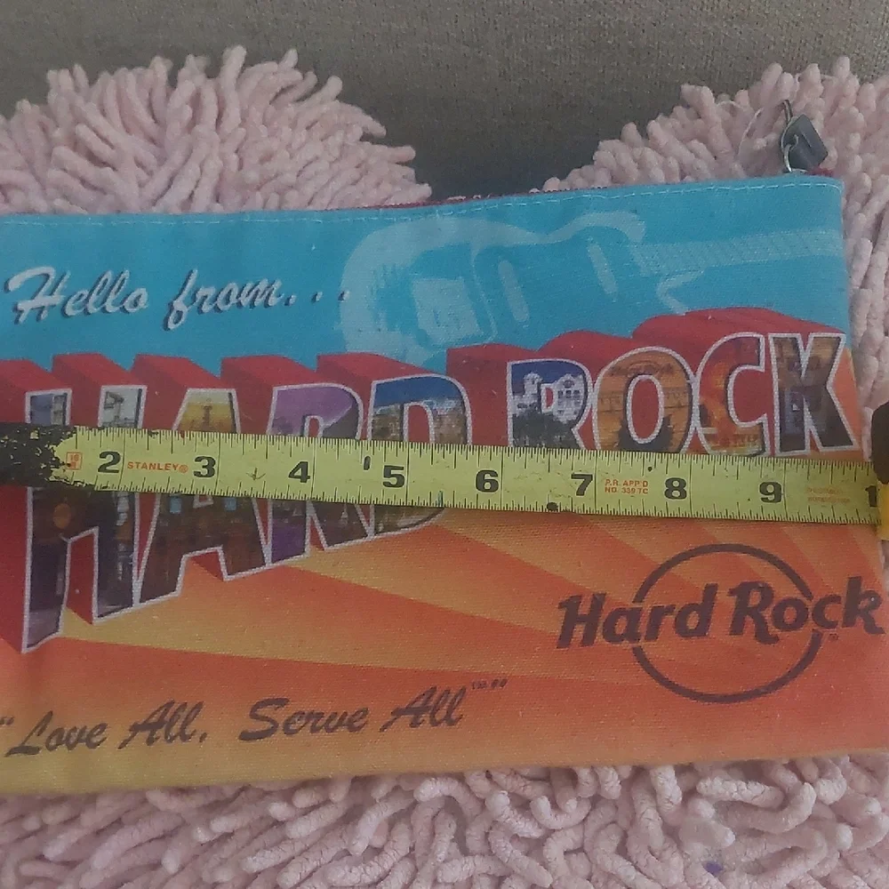 Hard Rock Cafe Multicolor Souvenir Pouch